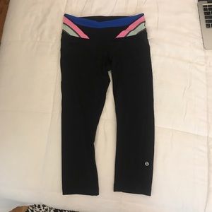 lululemon athletica reversible cropped leggings